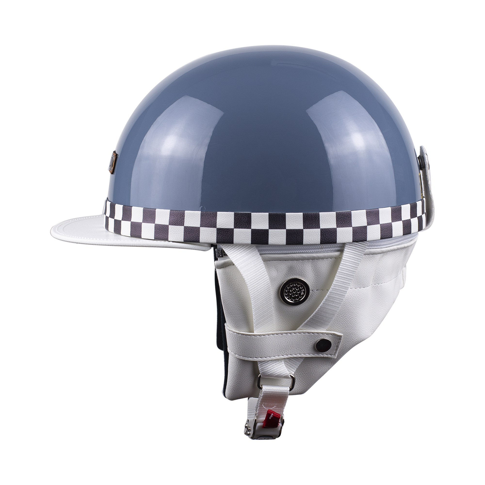 Xanh xi măng viền caro